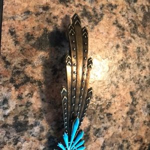 Turquoise hair barrette
